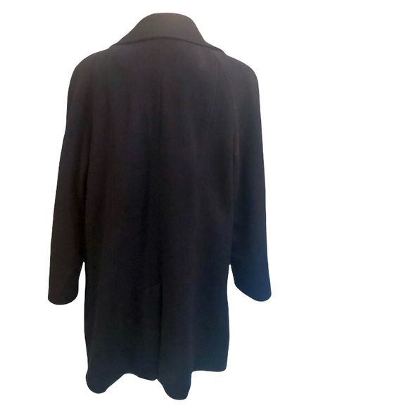 Women’s Navy Blue Wool Pea Coat - Picture 3 of 12